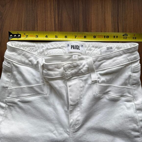 PAIGE Women's White Jeans | Bright White | Size 27 | Excellent Condition - Picture 8 of 8
